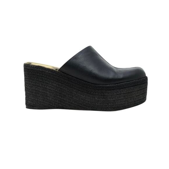 Paloma Barcelo Hebe Platform Wedge Clog Mule Espadrille 39 - Picture 1 of 7